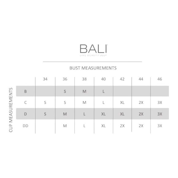 Bali Comfort Revolution Bra ComfortFlex Fit Seamless Shaping Wireless L Nude - Picture 12 of 12